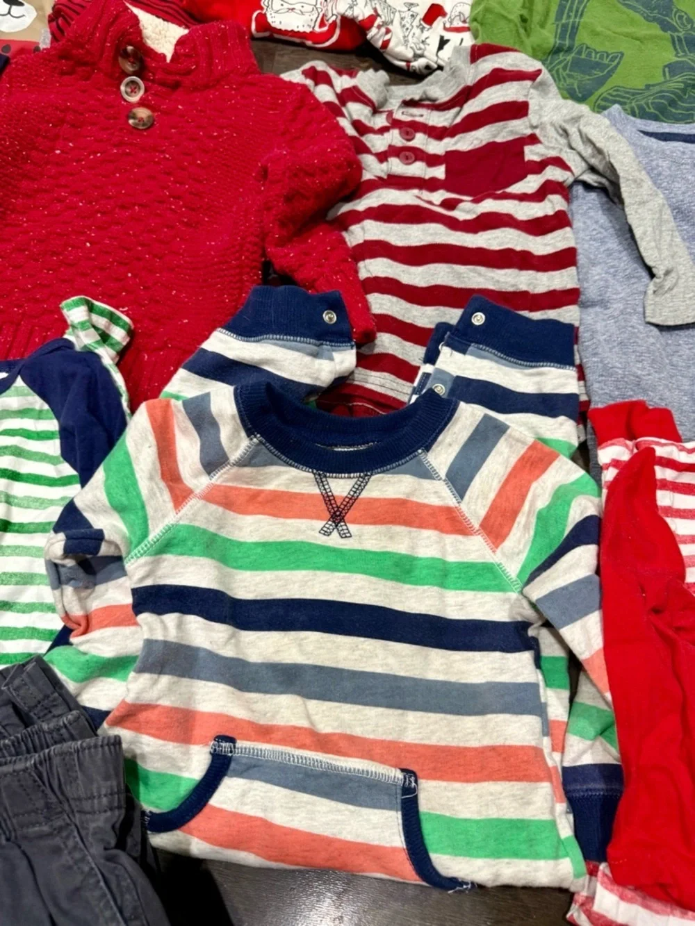 Toddler Boy 18m One Piece Rompers and Long Sleeve Shirts